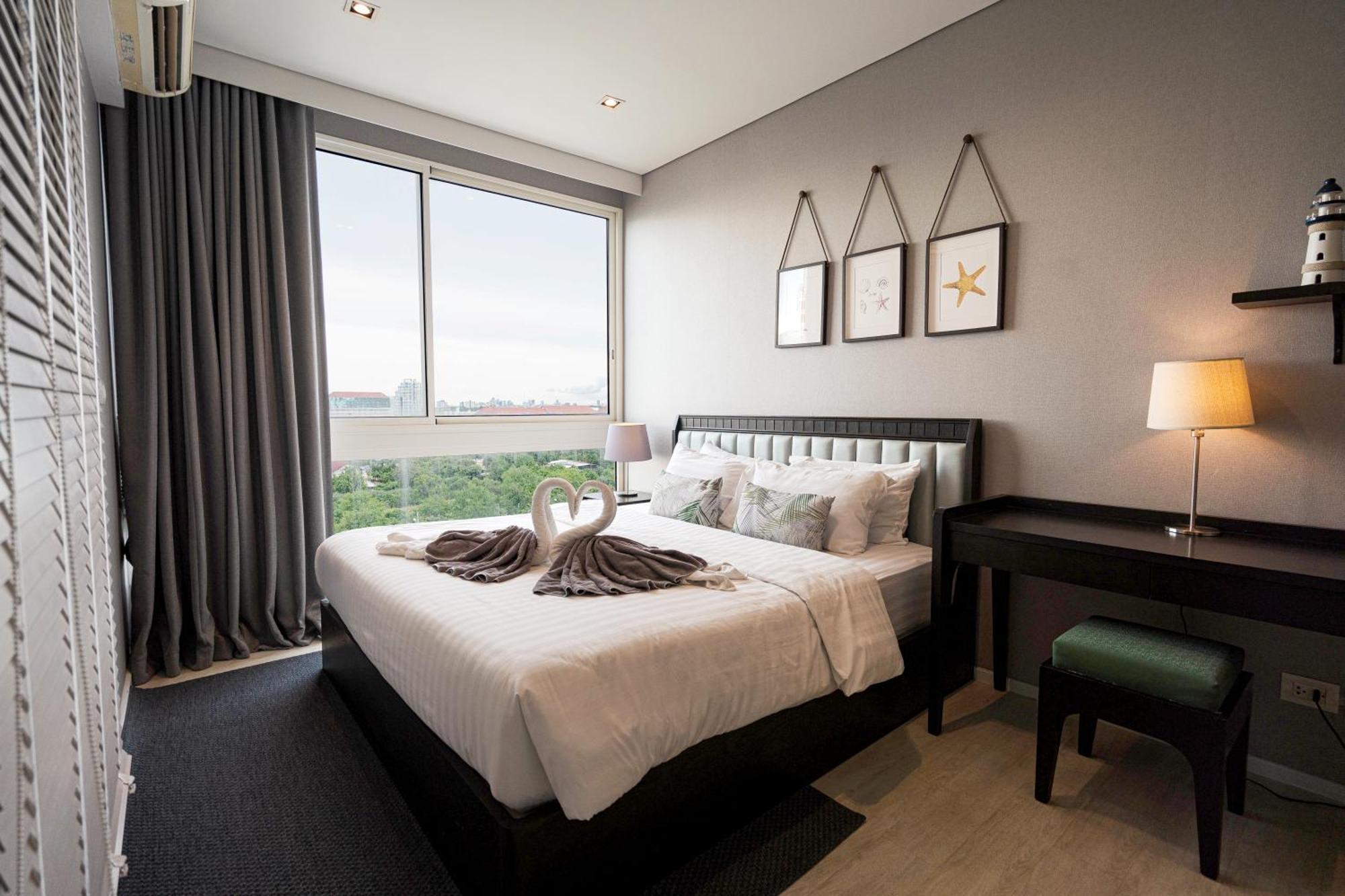 Residence By Hello Pattaya At Veranda Джомтиен Бийч Стая снимка